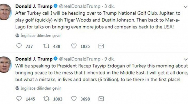 Cumhurbaşkanı Erdoğan ile Trump görüşmesinin detayları açıklandı